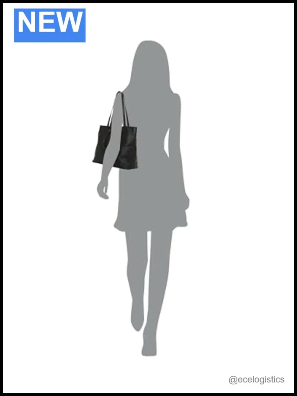 Leather Tote Handbag with Magnet Closure, Shoulder Bag